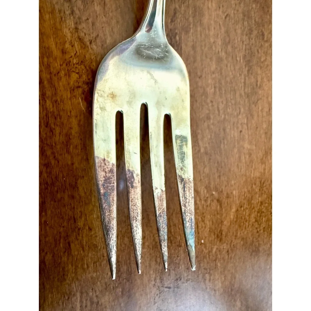 Rogers & Bro Silver Plate Flatware Set Remembrance Pattern 18pc Serving Piece